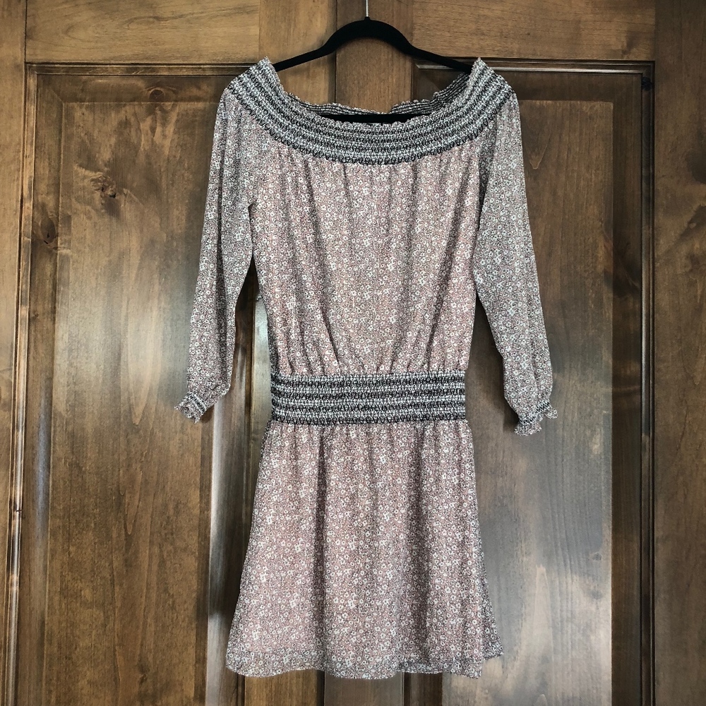 Rebecca Minkoff Floral Off-the-shoulder Dress
